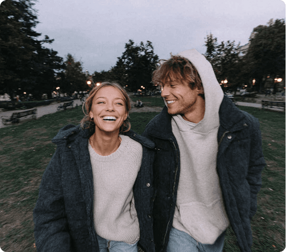 Happy couple